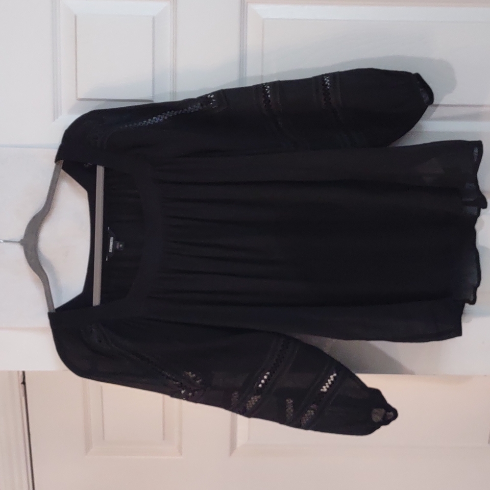 Express black blouse